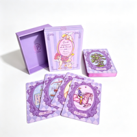Conception sur mesure de cartes de tarot en papier portables en gros, de haute qualité, personnalisées, avec guide de jeu en anglais, OEM