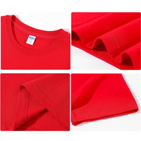 T-shirts vierges 190 g/m² en coton 100 % à séchage rapide et respirants pour enfants (garçons et filles) avec logo personnalisé