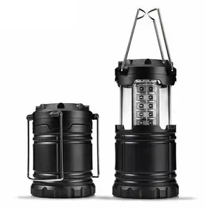 Promotional 30LED Camping light Brightness Pop up lantern Collapsible lantern light AA battery Powered Hanging tent lamp