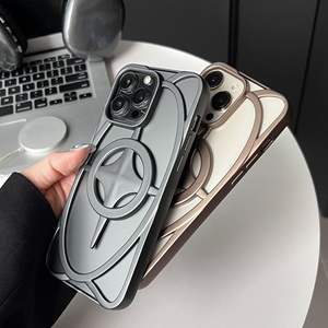 Funda para <span class=keywords><strong>Teléfono</strong></span> con Diseño Moderno, Acabado Mate Hueco Anti-caídas, con Estrella Brillante, para iPhone 16 15 14 13 12 11 Series - Product Image 3