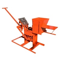 Machine de fabrication de briques manuelle 2-40 pour blocs de terre cuite