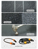 Prix Fabricant Personnalisé Ensemble de Haut-Parleurs Line Array Passifs et Actifs Valise de Transport Scène de Concert Enceinte Line Array Professionnelle