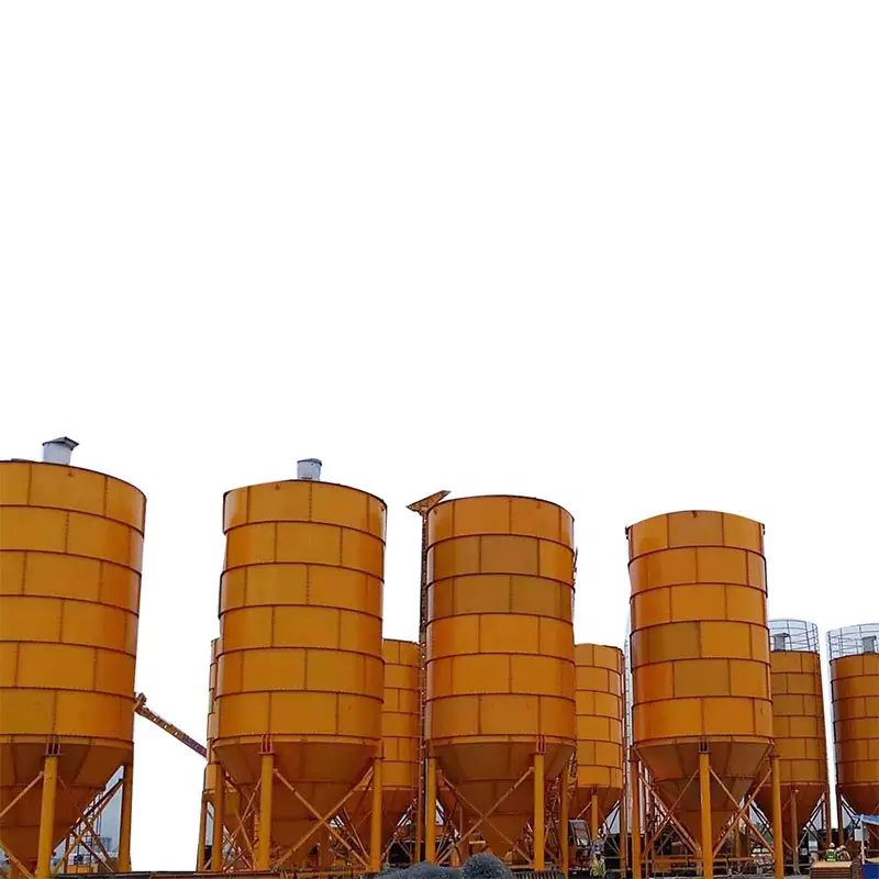 セメントサイロ工場直販工業用コンクリートバッチ処理プラント新品ボルト付きセメントサイロ35 ~ 500トン