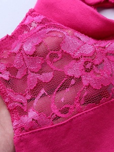Conjunto de Leotardo y Tutú de Ballet para Niñas, Sin Mangas, Cuello Alto con Encaje y Botones, Traje para Recital o Actuación Infantil, Personalizado - Product Image 3