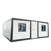 Nouveau produit : Villa conteneur extensible 2 chambres, maison préfabriquée empilable, maison mobile, maison en panneaux sandwich