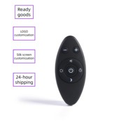 Télécommande de remplacement en plastique ABS infrarouge la moins chère, nouvelle, noire et blanche, 7 boutons, 433 MHz, code clonable