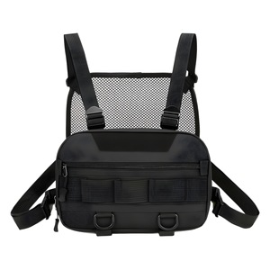 Bolso de <span class=keywords><strong>pecho</strong></span> deportivo multifuncional para hombre, con doble bolsillo en el hombro, estilo militar, táctico, antirrobo, para viajes al aire libre - Product Image 1