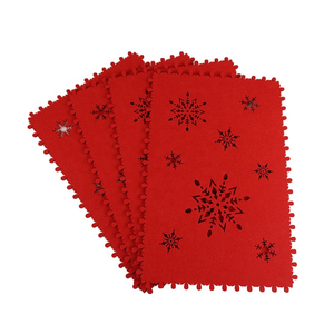 Innovative Design Eco-Friendly Grey/Black Color Reusable Modern Felt <b>Plate</b> <b>Mat</b> with 5mm/3mm Thickness for Home/Hotel Daily Use - Product Image 4