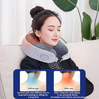 Shiatsu portable mini contrôle intelligent chaleur électronique intelligent cou pétrissage massage cou soulagement ceinture pour douleur au cou avec chaleur