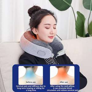 Shiatsu portatile mini controllo intelligente di calore elettronico intelligente per il collo impastare e massaggiare la cintura di sollievo per il dolore al collo con calore - Product Image 2