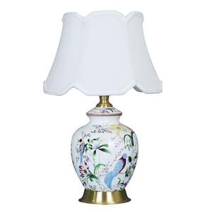 新中式花鸟高颜值客厅书房台灯，2023年美式复古装饰 - Product Image 4