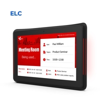 Tablet Android 11 daya terpasang, Tablet dinding layar sentuh LCD 10 inci POE Android