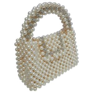 Latest Fashion Trendy Pearl Clutch Purses <b>Handbags</b> for Ladies New Arrival Evening Bags for Weddings and Events - Product Image 1