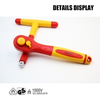 HENITUER S679-23 Ensemble d'outils isolés 23 pièces, haute dureté, multifonctionnel, testé par une tension élevée de 10000V, kit d'outils isolés 23 pièces
