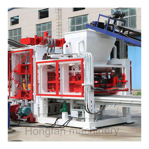 Máy làm gạch xi măng rỗng tự động QT8-15 chất lượng tốt, máy sản xuất gạch bê tông, máy sản xuất gạch xi măng - Product Image 5