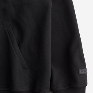 เสื้อฮู้ดผ้าฝ้ายสำหรับผู้ชายผ้าเทอร์รี่ฝรั่งเศสสำหรับฤดูหนาวย้อมสีล้วนดีไซน์โลโก้ตามสั่ง - Product Image 5