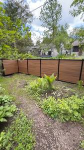 2024 BAS'O <strong>Fence</strong> Panels Privacy <strong>Fence</strong> Wpc Horizontal Slat Aluminum Garden <strong>Fence</strong> <strong>Wood</strong> + HDPE +additives 3D Modeling Not Coated 10 - Product Image 2