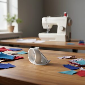 Herramienta Ergonómica para Coser Bordes con Puntada de Bloqueo, 3mm 4mm, Plástico Blanco Duradero, Accesorio de Costura para Máquinas de Coser, Principiantes y Personas Mayores - Product Image 2