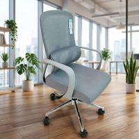 Chaise de bureau pivotante en maille moderne, ergonomique et inclinable pour étudiants, personnel et travail