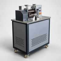 Machine de granulation de plastique à deux rouleaux en acier inoxydable pour aliments et produits médicaux, mélangeur-granulateur de composés PE PP, CE ISO