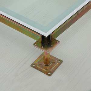 Современный стеклянный фальшпол 600x600 мм, антистатический, высоконагрузочный, для центров обработки данных и серверных, простой монтаж, долговечный, огнестойкий, премиум-класса - Product Image 2