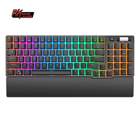Clavier de jeu mécanique sans fil Royal Kludge RK96 pour ordinateur de bureau, clavier USB pour ordinateur, clavier de jeu RGB 2.4g