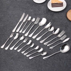 Design <span class=keywords><strong>de</strong></span> mode Offre Spéciale élégant ensemble <span class=keywords><strong>de</strong></span> couverts en acier inoxydable dîner vaisselle haute qualité inoxydable couteau cuillère et fourchette ensemble - Product Image 3