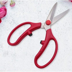 Tijeras de Jardinería, Tijeras de Podar de Acero Inoxidable Rojas, Corte Máximo de 5 mm, para Flores, Árboles, Bonsáis, Uso Doméstico - Product Image 1