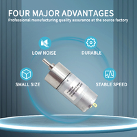 37mm DC 12V 24V TT Motor DC Dişli Motor Metal Dişliler Geniş Oranlı Yüksek Torklu Enkoder Destekli Endüstriyel Genel Amaçlı