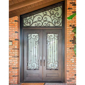 <span class=keywords><strong>Porte</strong></span> <span class=keywords><strong>d</strong></span>'<span class=keywords><strong>entrée</strong></span> en fer forgé de haute qualité pour villa, <span class=keywords><strong>avec</strong></span> design de traverse <span class=keywords><strong>fixe</strong></span>, sur mesure, Cameroun, Europe - Product Image 5