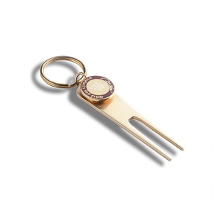 Outil de réparation de divots, cadeaux promotionnels, forme personnalisée, logo, signalétique, fourche de golf - Product Image 2