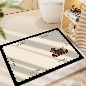 <span class=keywords><strong>Tapis</strong></span> <span class=keywords><strong>de</strong></span> bain en boue <span class=keywords><strong>de</strong></span> diatomée à séchage rapide et antidérapant, directement <span class=keywords><strong>de</strong></span> l'usine - Product Image 6