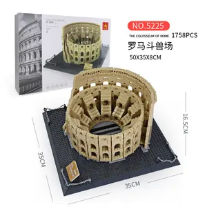 Best selling wange 5225 THE COLOSSEUM OF ROME building block toys for kids cada