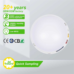 Tuoming hiệu suất cao ABS cơ thể <span class=keywords><strong>3W</strong></span> có thể sạc lại Trần gắn cảm biến dẫn đèn khẩn cấp - Product Image 1