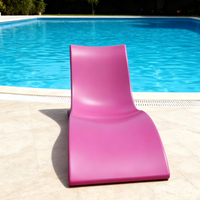 Chaise longue commerciale en fibre de verre – Durable, résistante aux UV et à la corrosion, design moderne, ergonomique, services de cintrage/découpe en forme de S, finition lisse