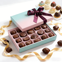 Boîtes Cadeaux en Papier de Luxe Personnalisées pour Dragées et Bonbons, Emballage de Faveurs Sucrées pour Invitations