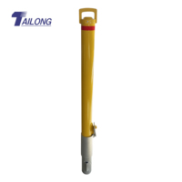 Borne de sécurité en acier encastrable avec verrouillage à clé, protection anti-impact et construction durable, 1150x90mm – Offre spéciale Australie