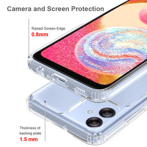 Custodia per telefono cellulare in Silicone morbido da 1.5mm TPU di lusso coreano <span class=keywords><strong>Galaxy</strong></span> A04E A03 cover trasparenti impermeabili a buon prezzo - Product Image 3