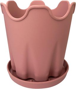Silicone Plant <b>Pot</b> with Drainage Hole and Silicone Saucer Round Flower Planter <b>Succulent</b> and Nursery <b>Pots</b> - Product Image 4