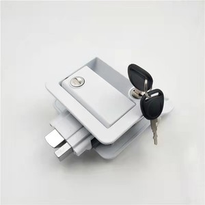 Sắt Trailer khóa cửa <span class=keywords><strong>4</strong></span> x đen mái chèo nhập chốt 84mm x 68mm & phím cho Caravan xe tải RV - Product Image 2