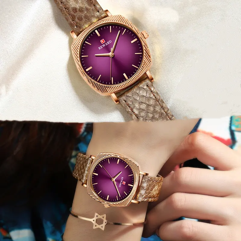 Reward New Style minimalist fashion women's trending watches High quality cheap rose gold ladies quartz watch