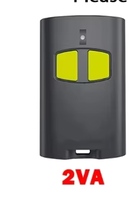 Télécommande de porte de garage 2VA 4VA 2/4 boutons 12V sans fil RF Rolling Code Key Fob Gate Opener Key Dupliator