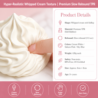 Southpeak Mochi Hand Therapy Squishy Factory Outil de soulagement de l'anxiété pour le TDAH et l'autisme, Jouet sensoriel anti-stress en forme de crème