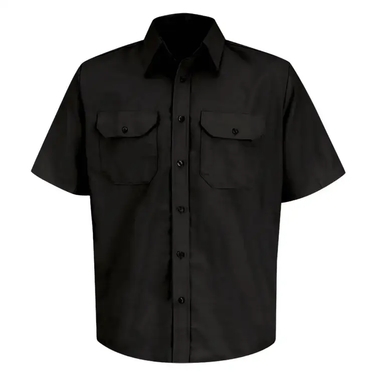 Hete Verkoop Korte Mouw Industriële Groothandel Mannen Custom Mechanic Uniform Werk Shirt