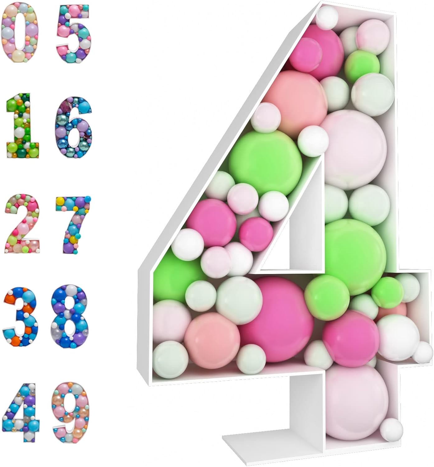 Numéro 4 blanc