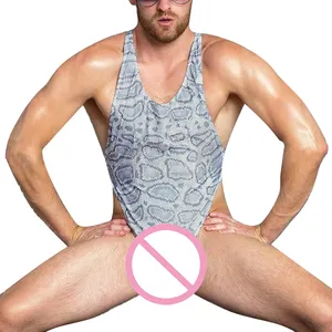 Men's Achterzijde String Sexy Ontwerp Ondergoed Hoge Kwaliteit Goedkope Prijs Mannen Bodysuit Plus Size Sexy Wear Voor Mannen