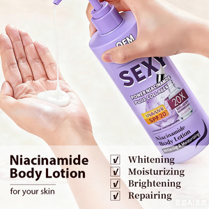 Vente chaude Soins du corps pour hommes Lotion hydratante en profondeur Nicotinamide <span class=keywords><strong>Lait</strong></span> Enlever la peau morte Lotion blanchissante pour le corps lisse de Chine - Product Image 3