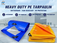Bâche en PE pour la construction, imperméable, en polyéthylène, pour la protection des matériaux de construction, des échafaudages et du sol