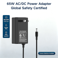 MYIXI 60W 19V 3.42A 12V 19.5V 29V 6.5V Adaptateur d'alimentation CA/CC 13.5V 4.8A 1.5m Prise US Matériau PC
