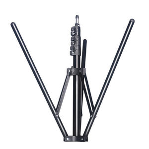 Luz de vídeo plegable inverso de 2m, soporte para teléfono móvil, luz de relleno, micrófono, trípode para suelo, soporte de luz para fotografía - Product Image 4